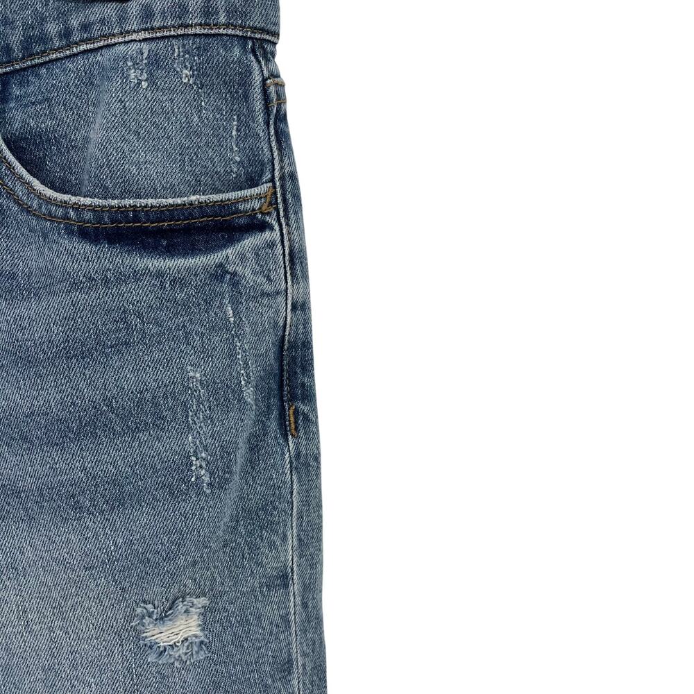 Joe's Jeans Laura Mid Rise Straight Ankle Jeans Size 27 Frayed Hem Cybele Wash - Picture 3 of 7